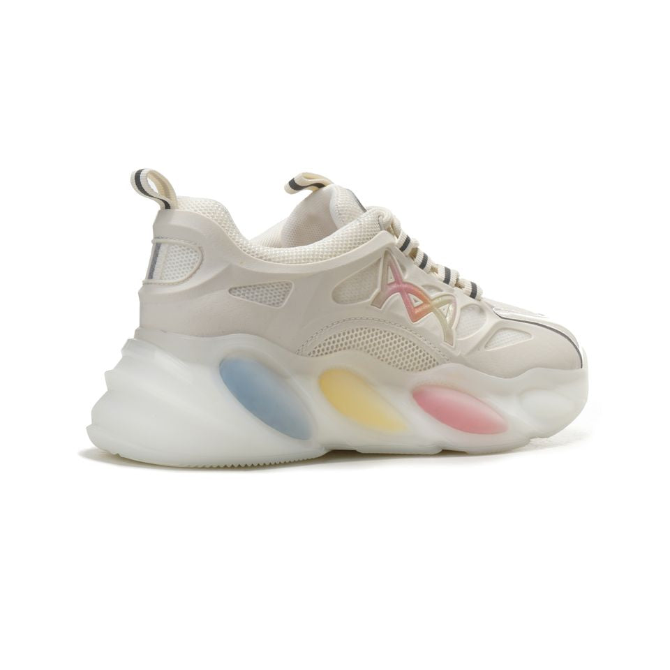 DK1652 Raibow sole Soft leather Sneaker shoes