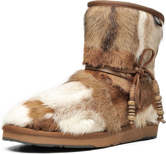 Aumu Womens Luxury Mink Fur UGG boots Classic Short Unisex