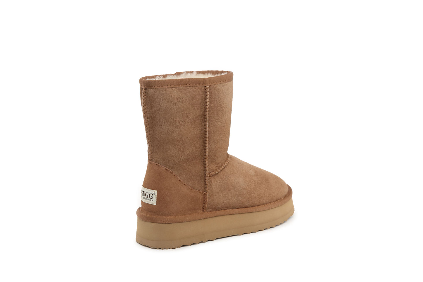 DK096 3/4 Platform Classic Short Australia Sheepskin UGG