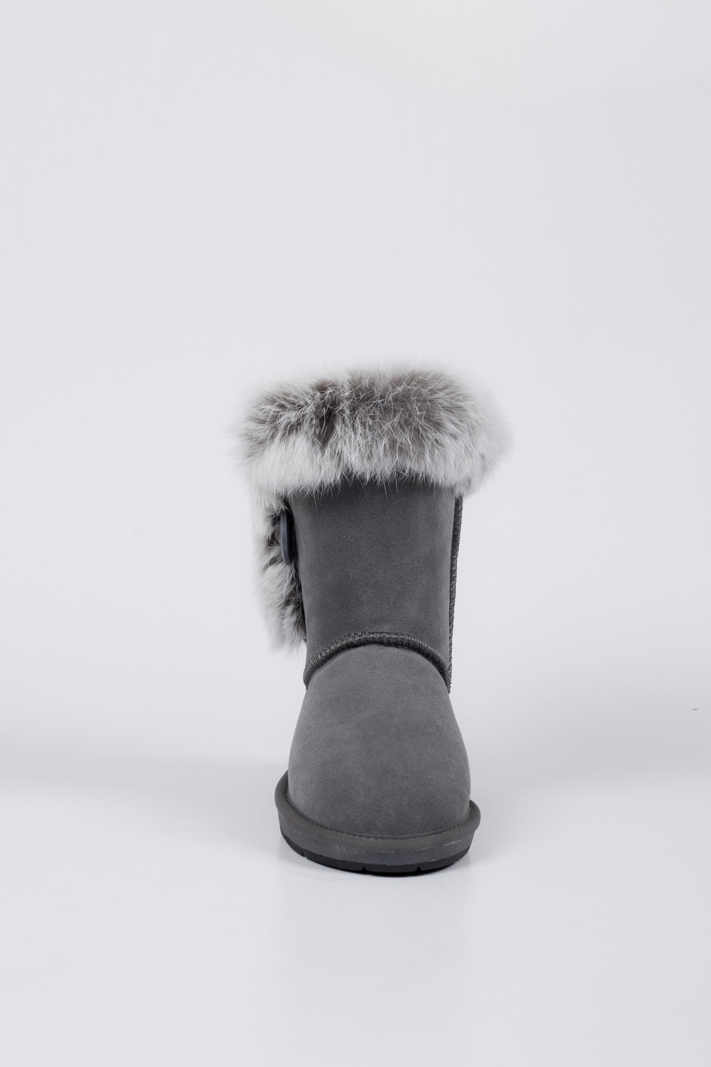 Auz004 One Button Rabbit Fur UGG boot