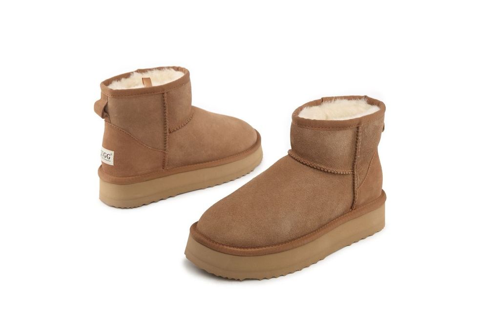 DK095 Classic Mini Platform Austalia sheepskin UGG boot