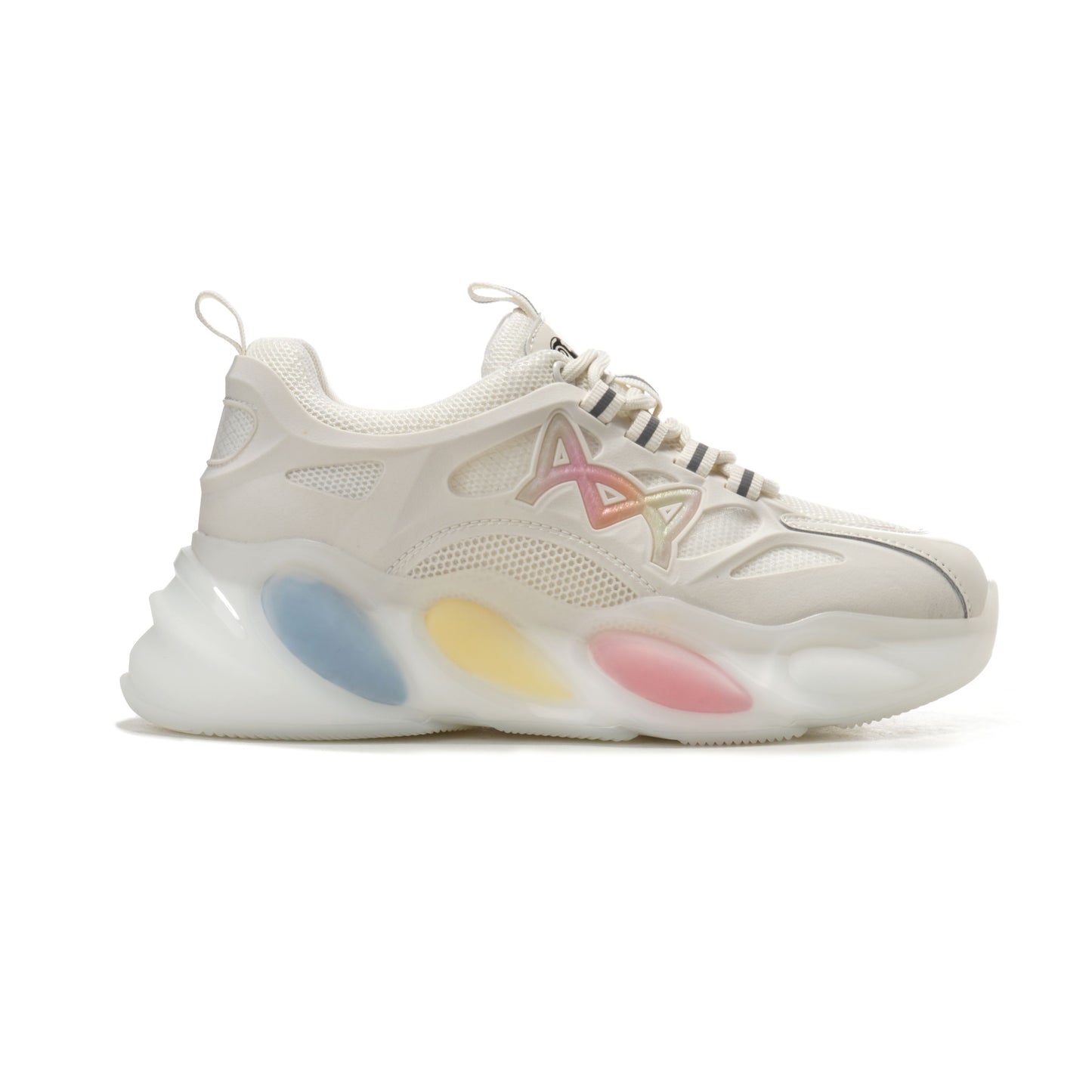DK1652 Raibow sole Soft leather Sneaker shoes