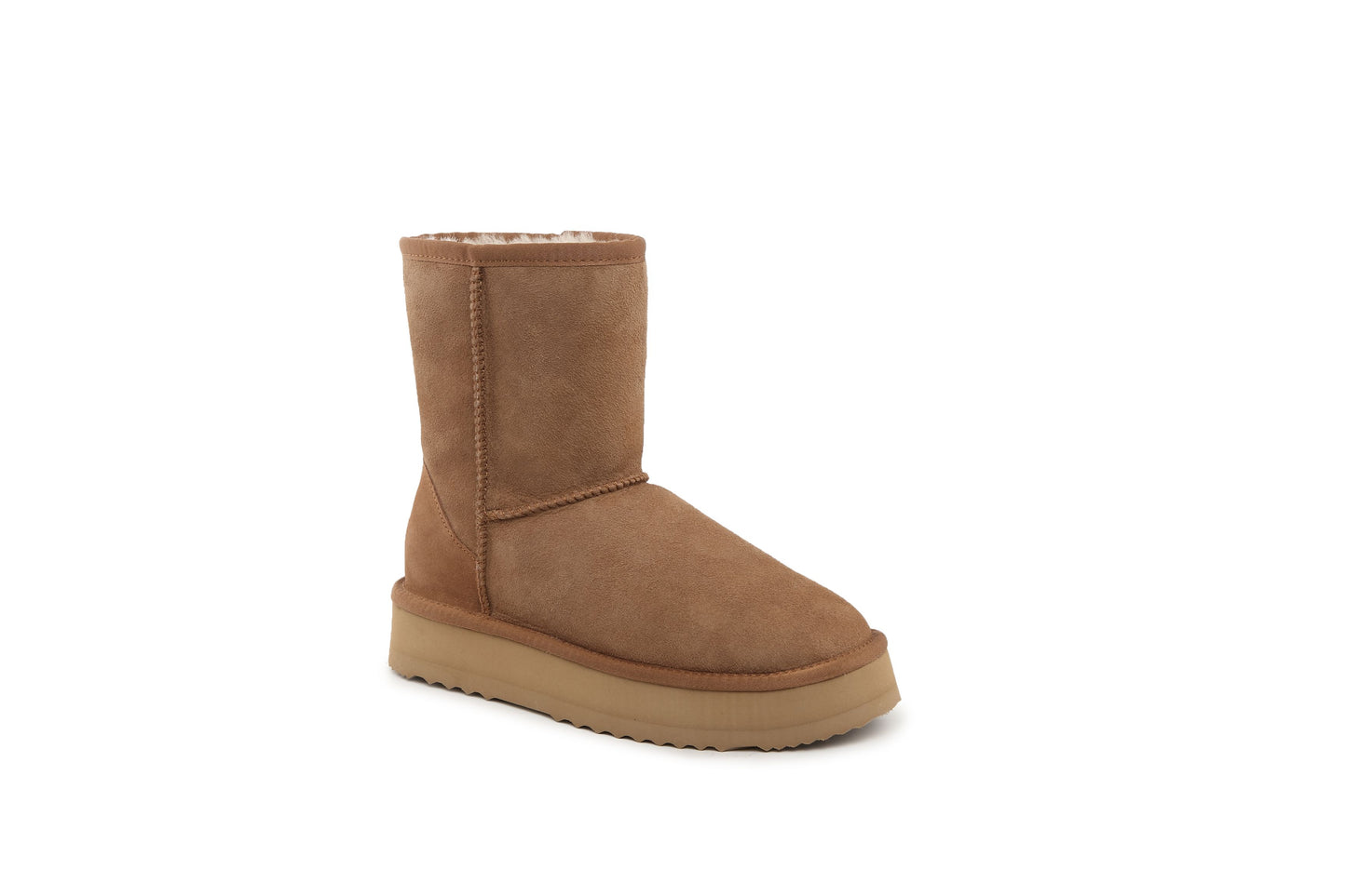 DK096 3/4 Platform Classic Short Australia Sheepskin UGG