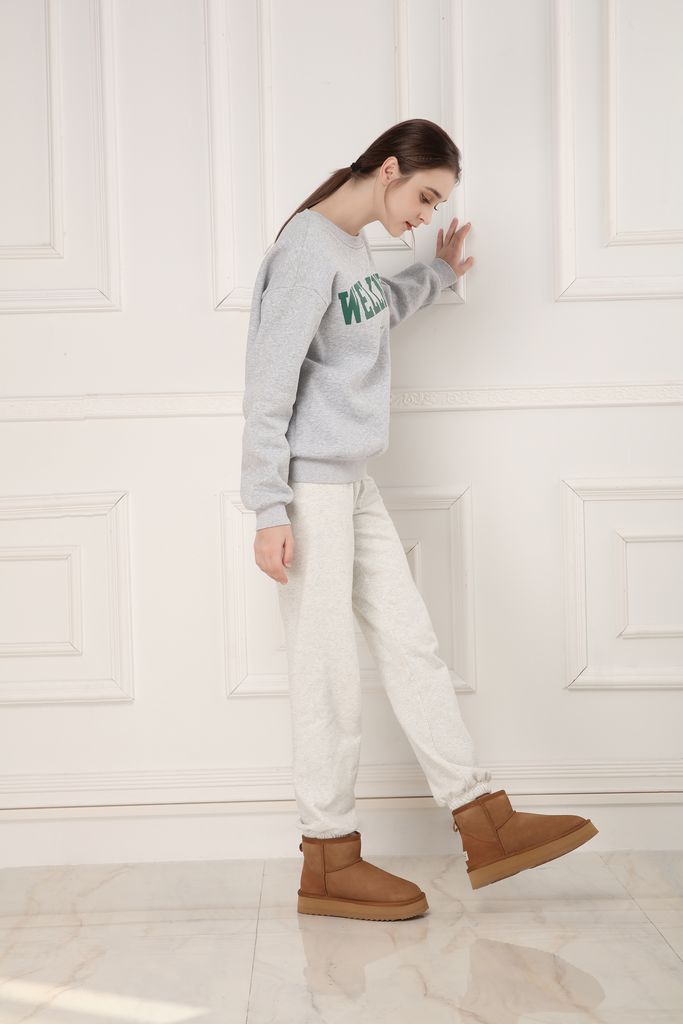 DK095 Classic Mini Platform Austalia sheepskin UGG boot