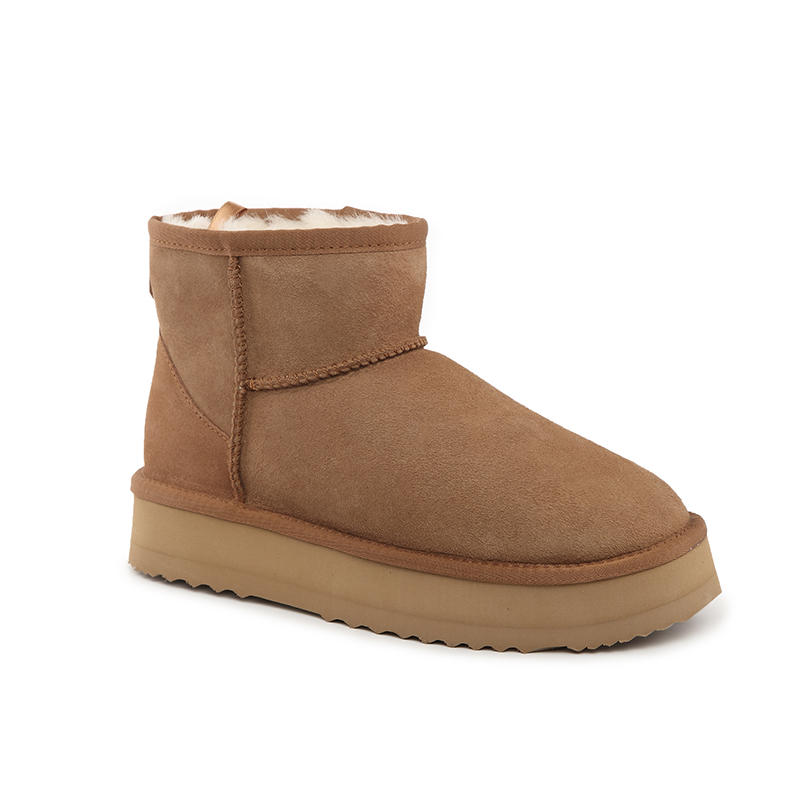DK095 Classic Mini Platform Austalia sheepskin UGG boot
