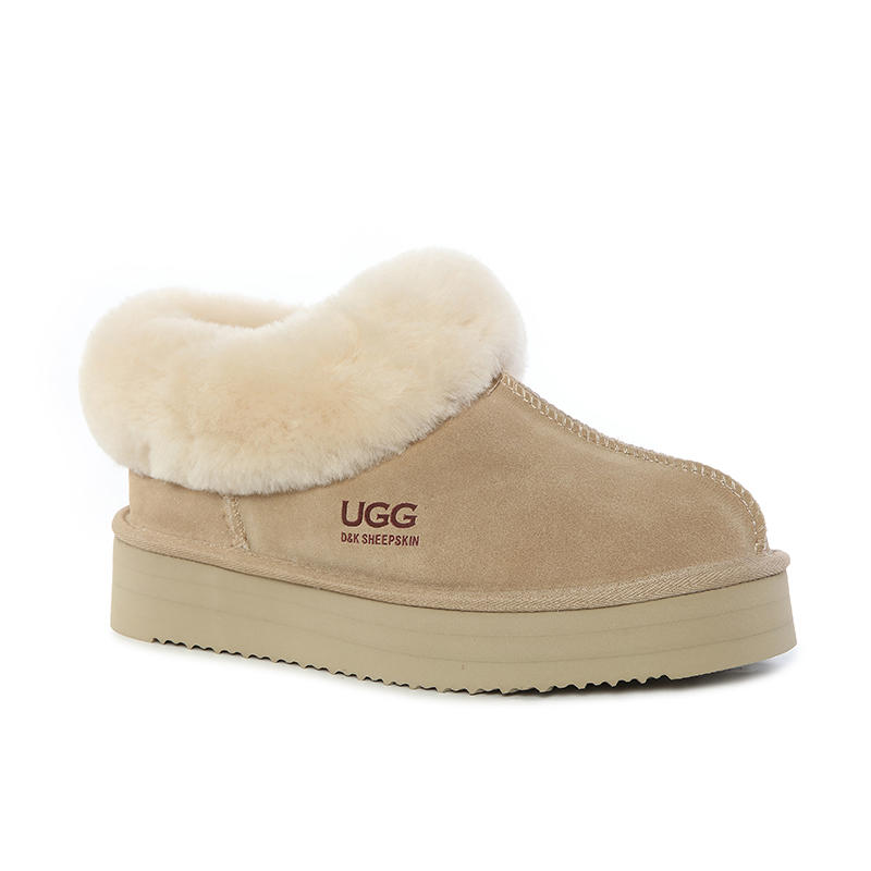 UGG DK118 Franka Platform Thick-Soled Shoes.