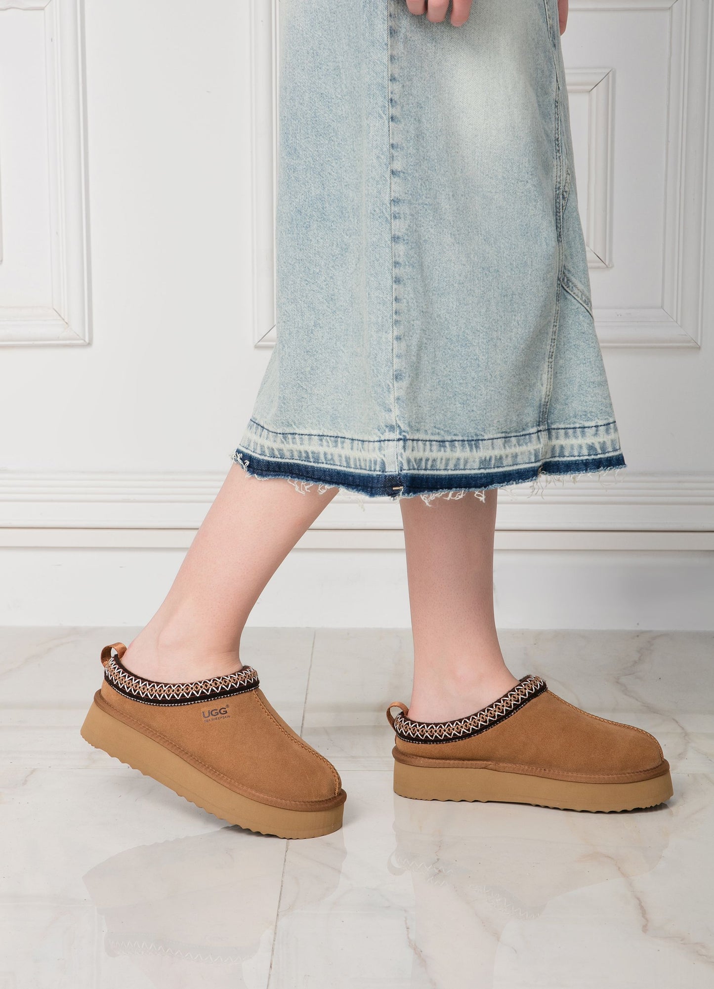 DK098 Alessia Tasman UGG Platform Australia Sheepskin