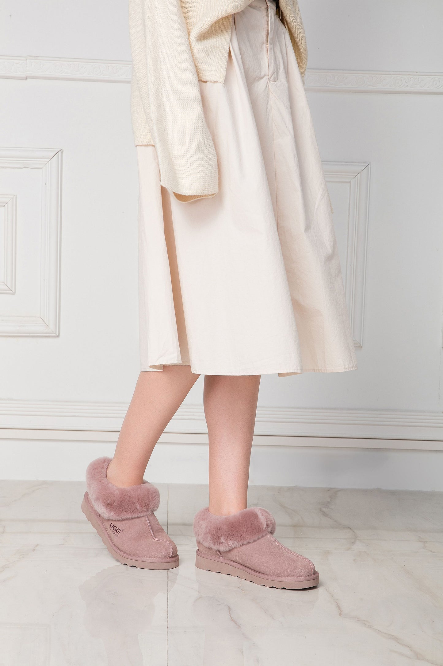 DK101 Rosee Australia sheepskin slipper