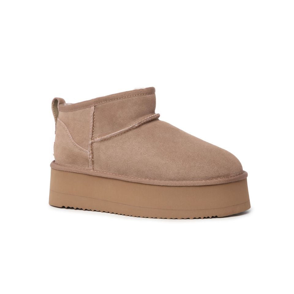 DK094 Ultra Mini Platform Australia Sheepskin UGG BootUGG Boot