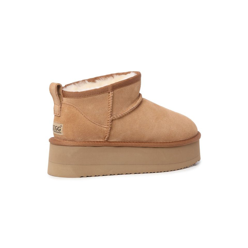 DK094 Ultra Mini Platform Australia Sheepskin UGG BootUGG Boot