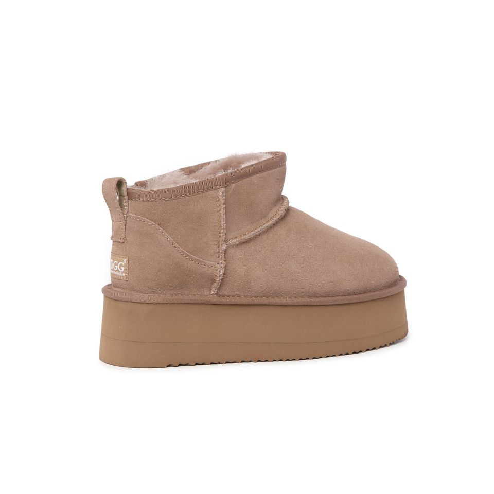 DK094 Ultra Mini Platform Australia Sheepskin UGG BootUGG Boot