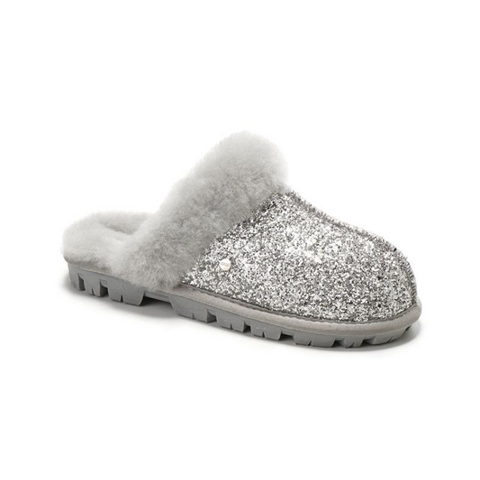 DK057 Glitter Slipper Australia sheepskin