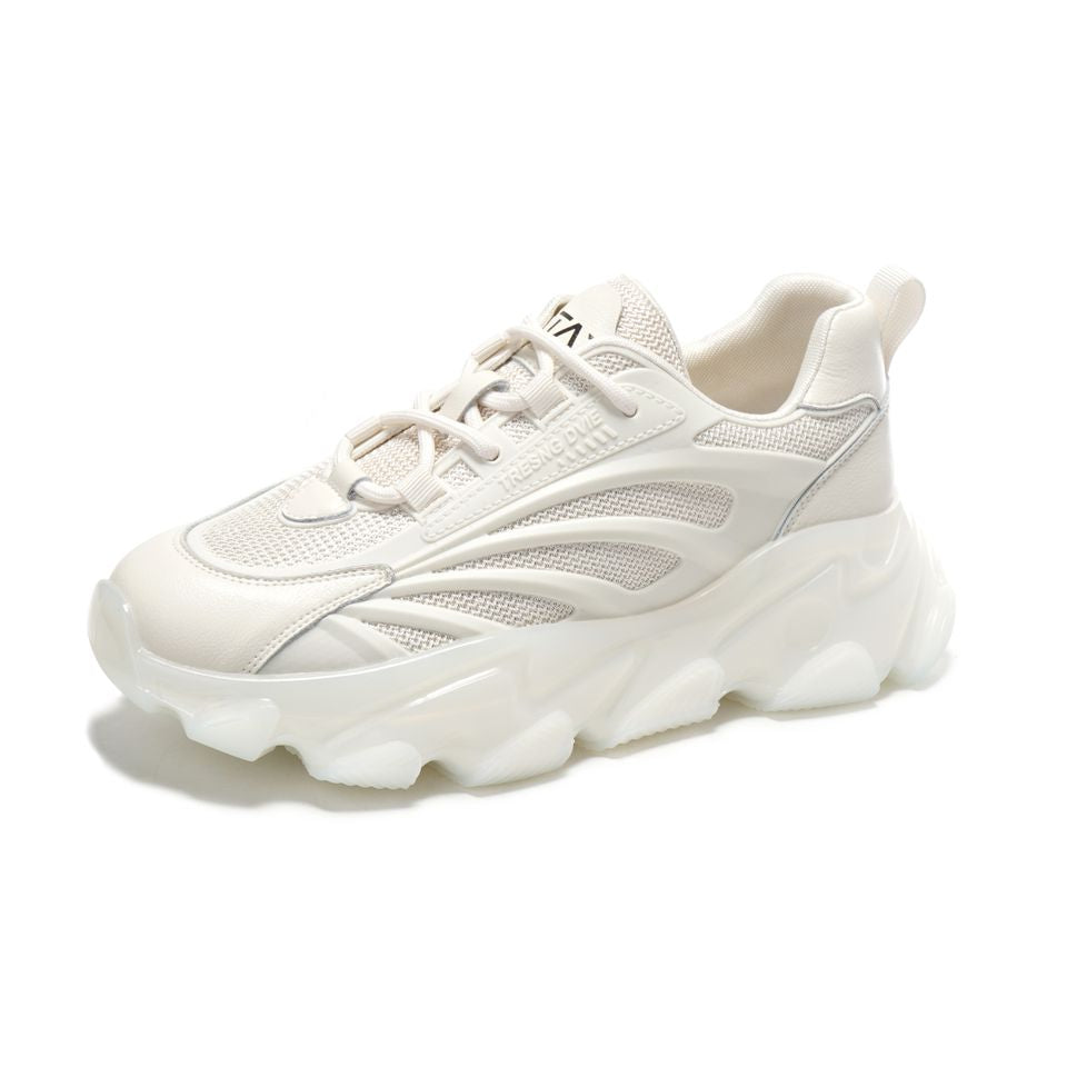 DK1625 BBGJ white leather Snaker shoes